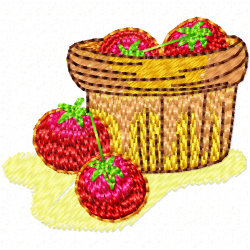 Tomato Embroidery Design 12 Tomato Embroidery Design 12